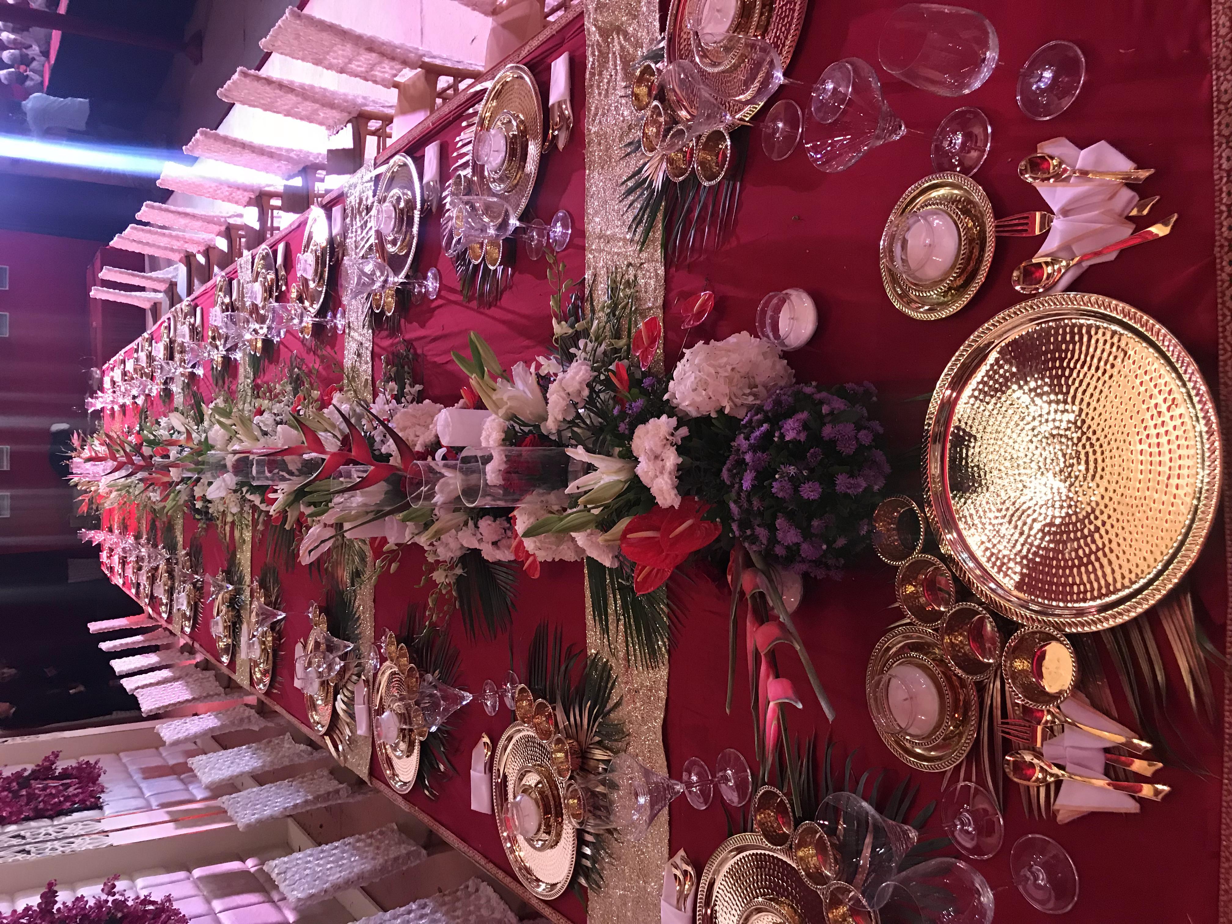 Wedding Buffet Setup